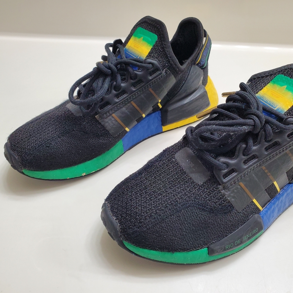 ADIDAS NMD R1 V2 GS Rio De Janeiro - Picture 4 of 13